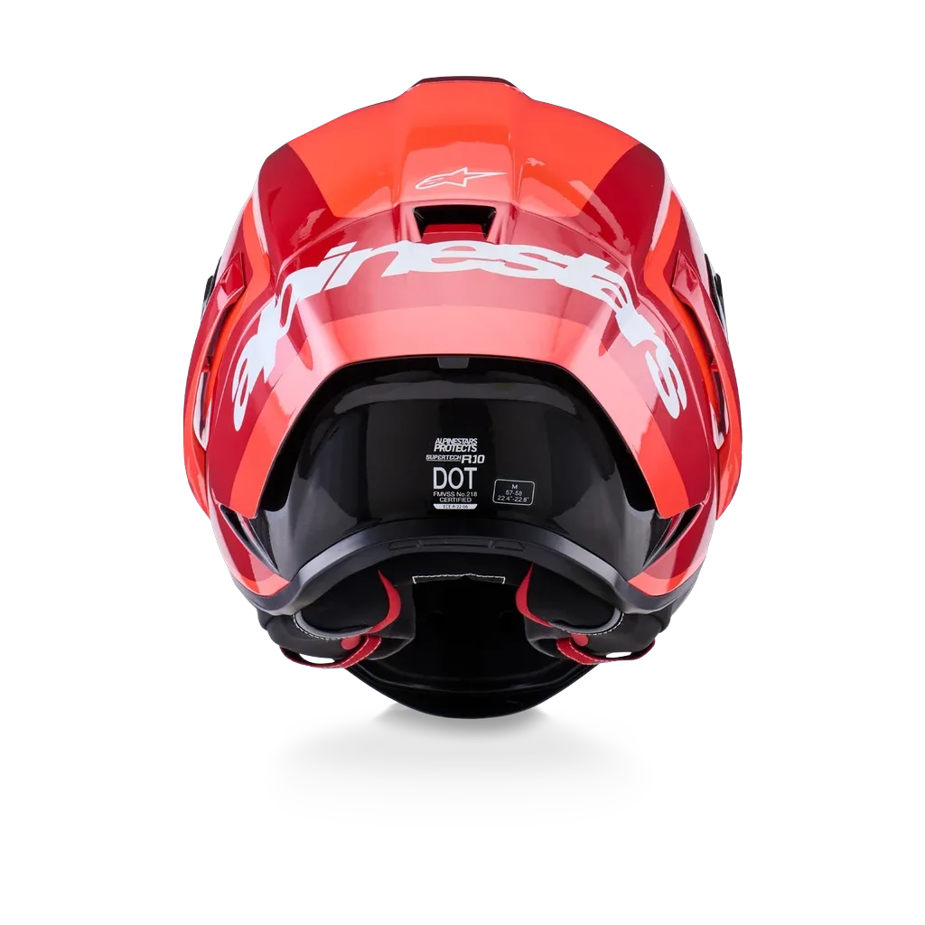 Alpinestars Supertech R10 visto desde atrás